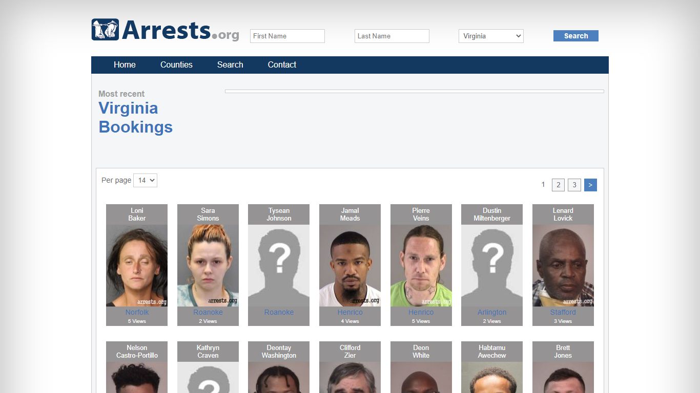 Virginia Arrests and Inmate Search